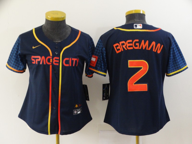 Women Astros 2 Alex Bregman Navy Nike 2022 City Connect Cool Base Jerseys,We sell and wholesale Women Astros 2 Alex Bregman Navy Nike 2022 City Connect Cool Base Jerseys on line form chian!